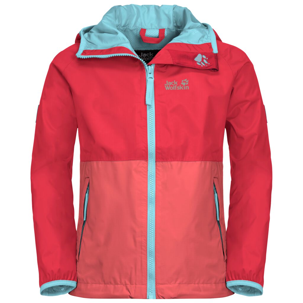 Jack Wolfskin RAINY DAYS Vestes Enfant Rouge - UGAMWBE-59